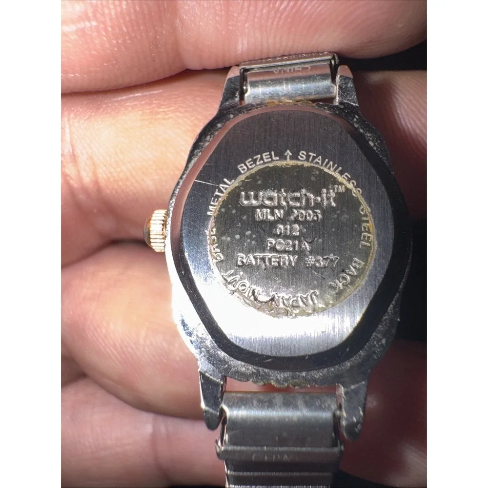 Watch-It MLN-3005 Ladies Watch Needs Battery‎ Japan Movt PC21A Battery #377